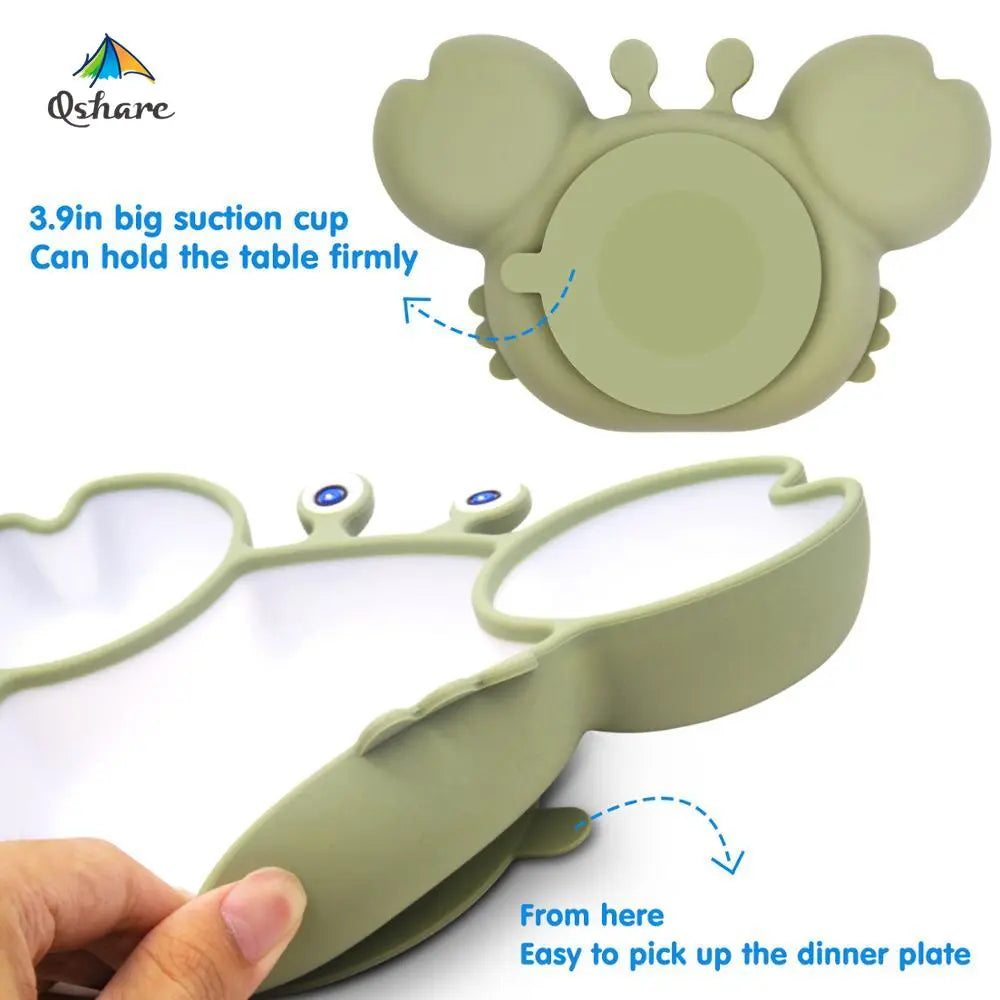 Tableware Plate Baby Non-slip Feeding Bowls