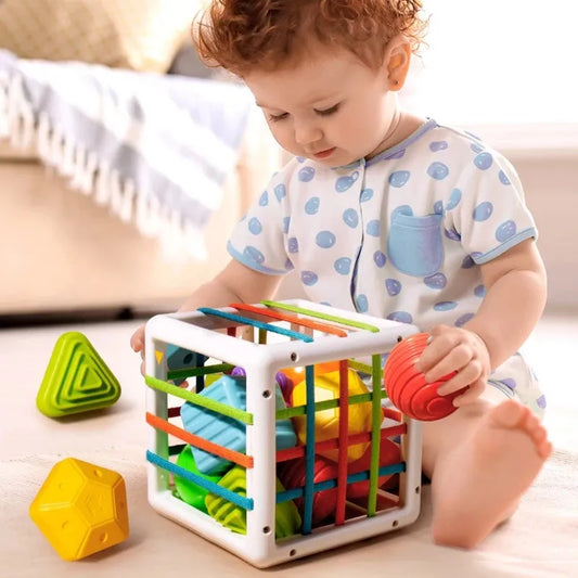 Shape Sorter Cube Toy for Kids