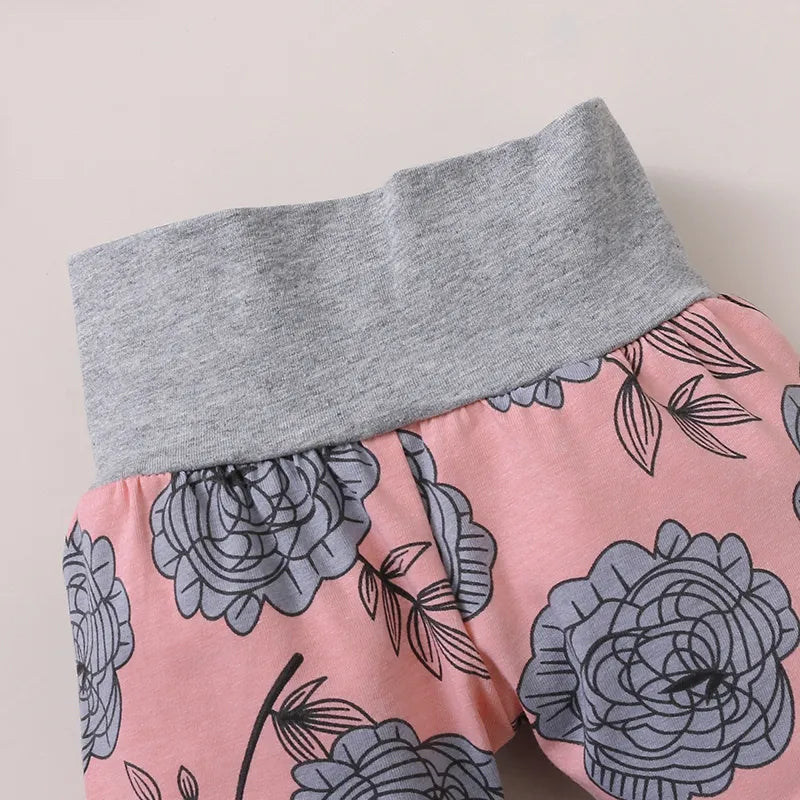 Newborn Long Sleeve Romper Rose Clothes