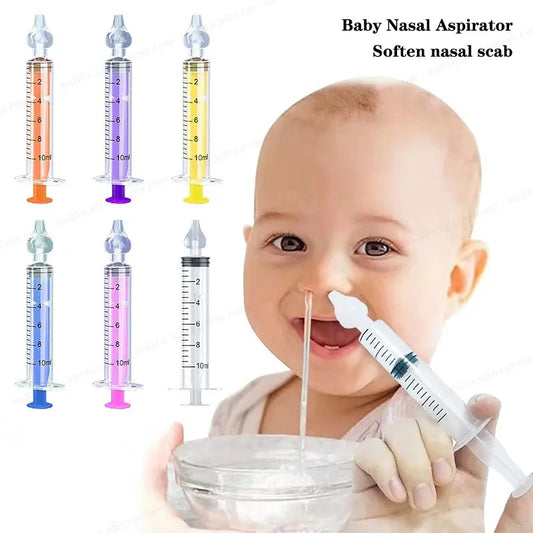 Baby Care Nasal Aspirator Reusable Silicone Syringe