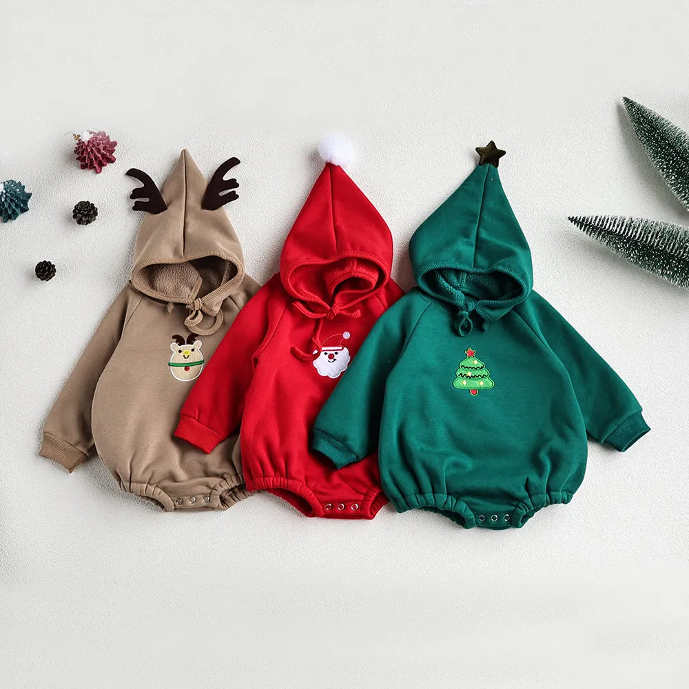 One Piece Embroidery Baby Bodysuit