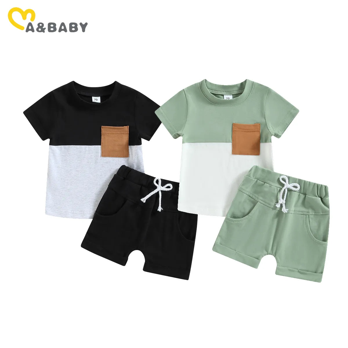 Toddler Infant Baby Boy Girl Clothes Sets